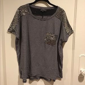 Pol sequin tee